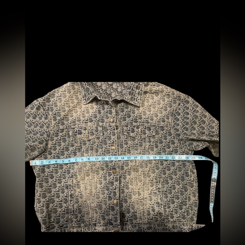 Dior Blue Patterned Jacket - Picture 3 of 4